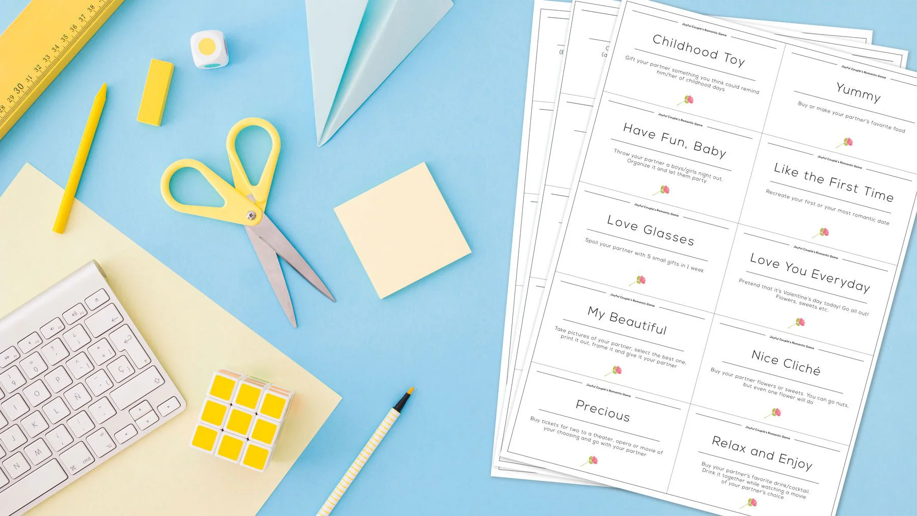 Romantic Game (Printable) - Image 3